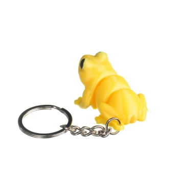 Żaba żółta - brelok do kluczy